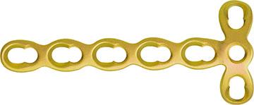 SMPL - Т-видна пластина з кутовою стабільністю 2.0мм, 3 отвори в голівці, титан